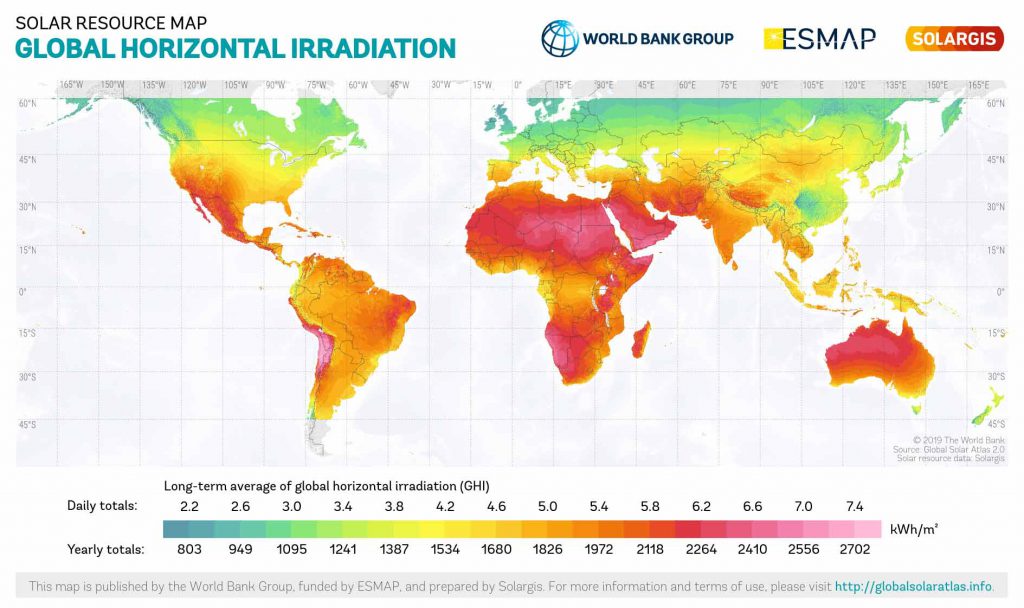نقشه-انرژی-خورشیدی-جهان