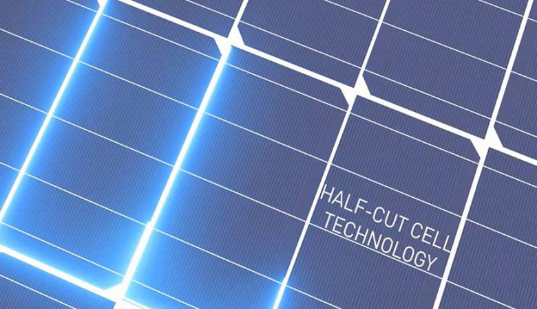 پنل خورشیدی نیم سلول